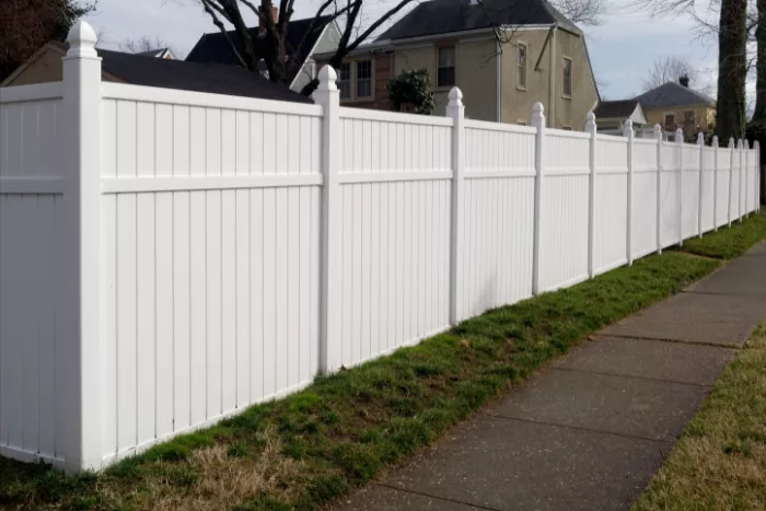 hardin fence and repair residential vinyl fence jpg