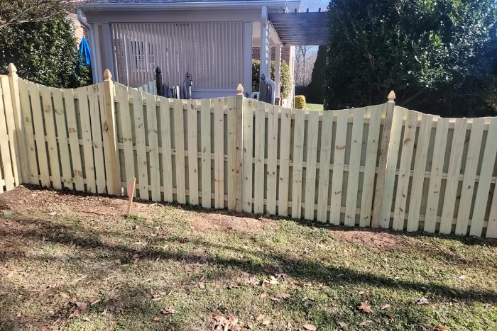 hardin fence and repair residential wood fence jpg